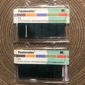 Fastenater Hunter Green Staple Bars